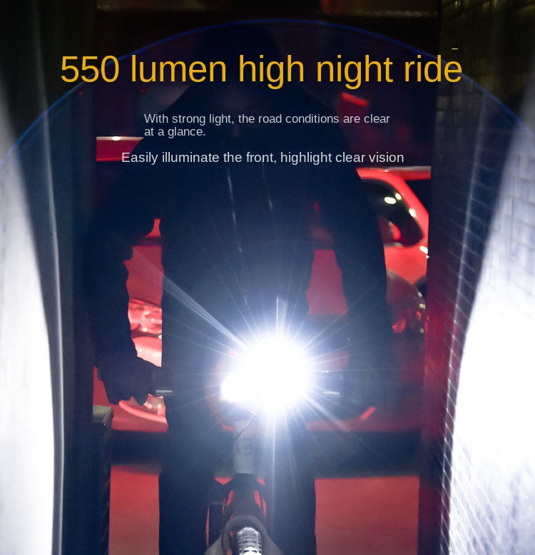 Faros de bicicleta de alta luminosidad con carga Type-C