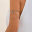 Punk style chain arm bracelet ethnic arm chain with adjustable opening - Korvel