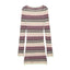 Robe tricotée ajustée élégante à manches longues pour femmes