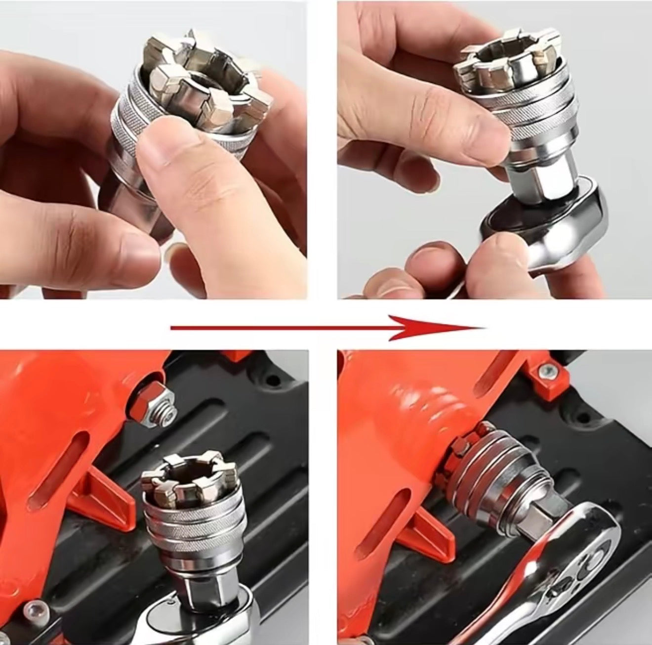 Herramienta de Socket Universal AutoGrip - Solución Versátil Todo en Uno