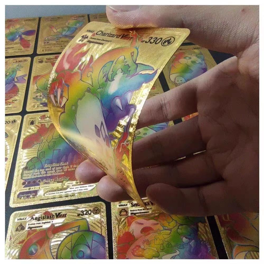 Pok é mon Gold Card Pikachu Card Spitfire Dragon VMAX Pok é mon Pok é mon PTCG English Flash Card - Korvel