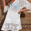 Sexy lace loose beach vacation hooded skirt bikini jacket swimsuit women - Korvel
