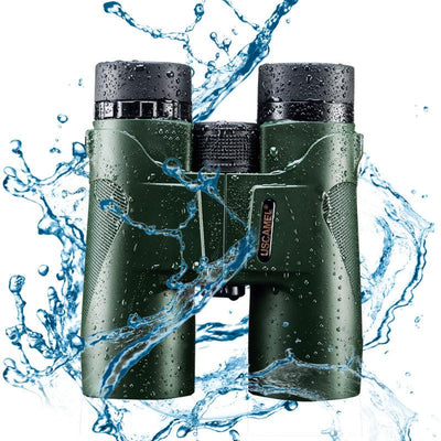 USCAMEL Military HD 10x42 Binoculars Professional Hunting Telescope Zoom High Quality Vision No Infrared Eyepiece Army Green - Korvel