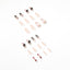 Girl Black Flame Y2K Style Wearing Nail Products Nail Patch Nail Patch Removable Nail Piece Fake Nail - Korvel