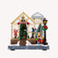 Christmas gifts, Christmas decorations, glowing music, houses, resin crafts, creative desktop ornaments - Korvel