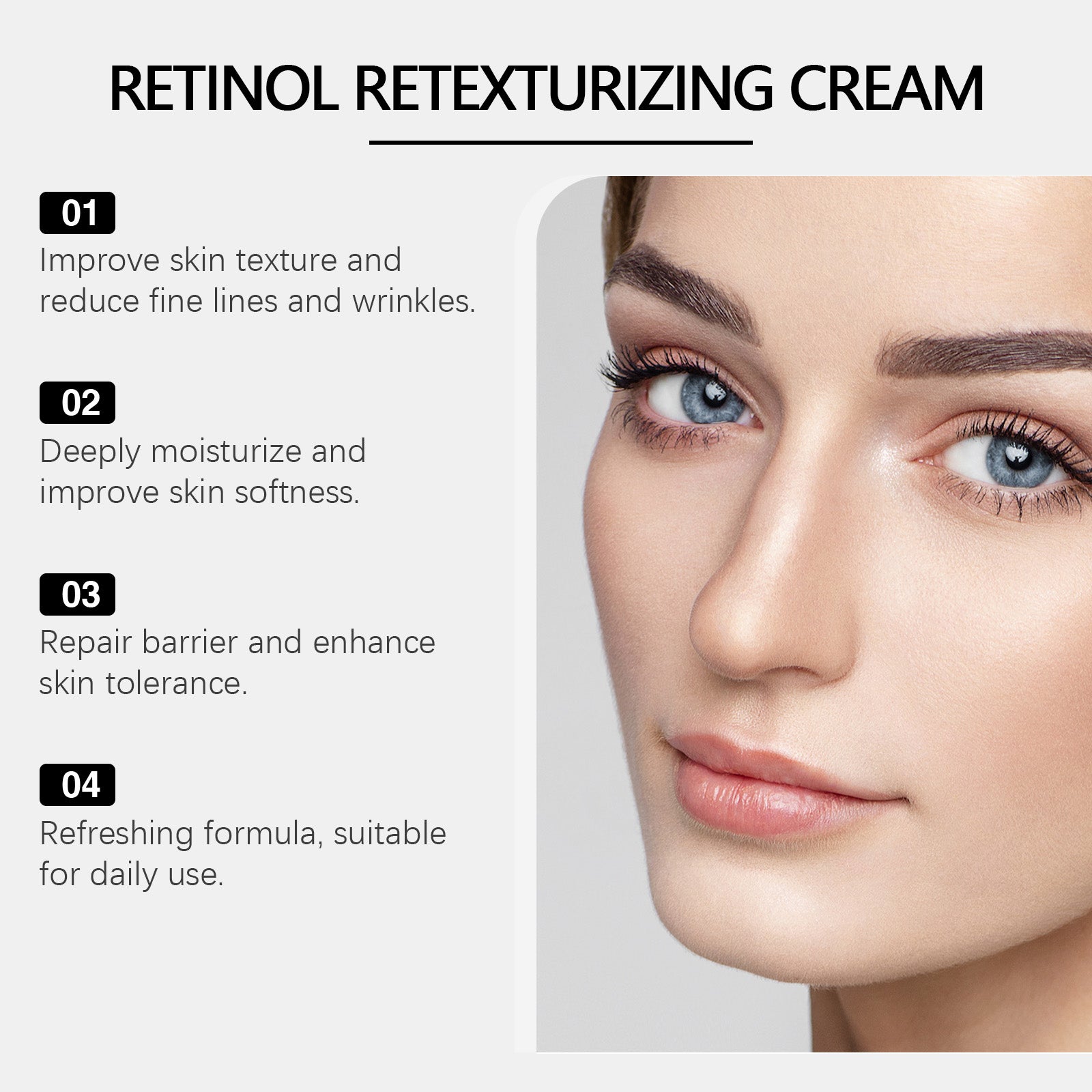 Retinol Cream Improves Dullness, Nourishes Moisture, Brightens Skin, Softens And Refreshes Face Cream - Korvel