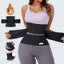 Waist Trainer Sports Sweat Postpartum Body Sculpting Double Belt Buckle Abdominal Belt - Korvel