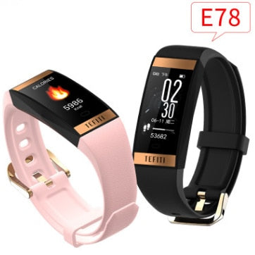 E78 Smart Fitness Tracker for Men and Women - IP68 Waterproof