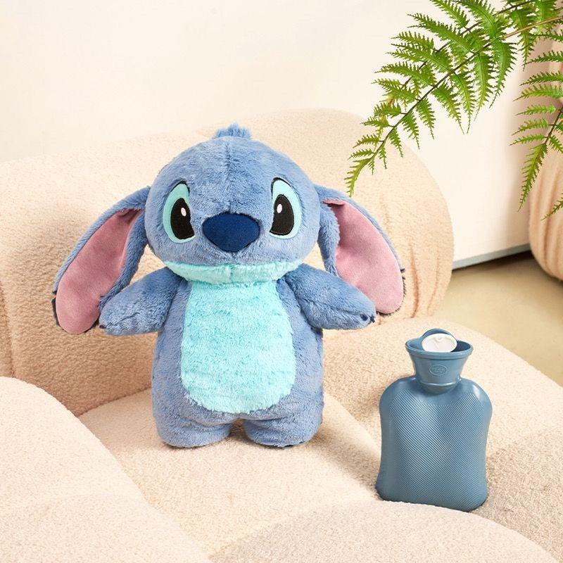 New Internet celebrity cartoon doll hot water bottle plush doll hand warmer water-filled hand warmer bag for girls hand warmer gift - Korvel
