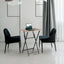 Rustic Brown and Black Folding Dining Tray Table