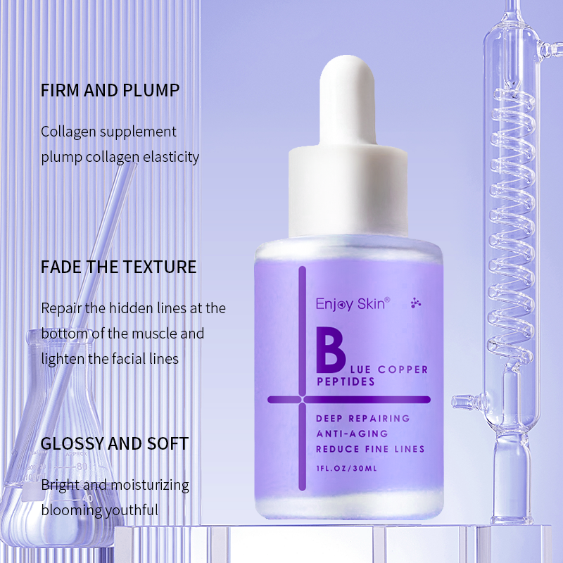 Enjoy Skin Organic Vegan Facial Skin Care Serum Whitening Anti Aging Copper Peptide Face Serum 30ml - Korvel