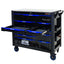 12-Layer Drawer Multi-Purpose Tool Car, With Wheels, Iron Top - Korvel