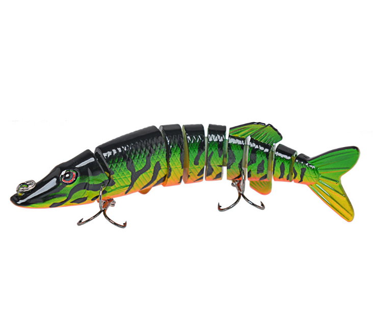TREHOOK 10cm/12.5cm Leurres à Brochet Multi-Articulés