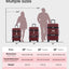 Expandable 3-Piece Luggage Set with Spinner Wheels - Red