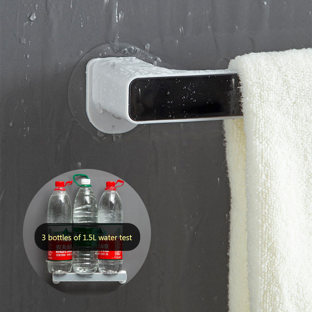 Towel Rack Punch Free Bathroom Bathroom Suction Cup Nordic Minimalist Creative Bath Towel Rack Rack Wall-Mounted Towel Bar - Korvel