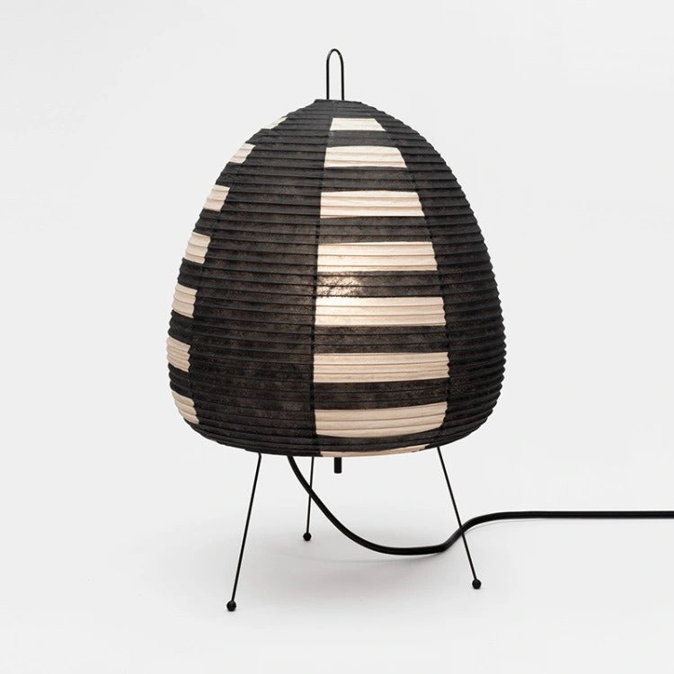 Japanese retro rice paper table lamp style wabi sabi style ins cross-border high-end atmosphere bedside table lamp - Korvel