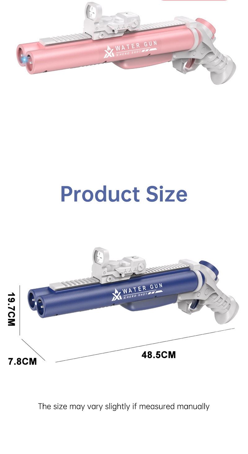 Double tube electric water gun outdoor water play and war toy - Korvel