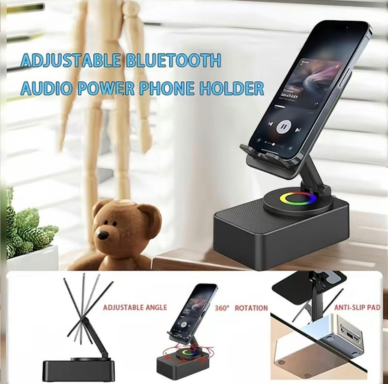 EchoFold 5-in-1 Speaker - Versatile Audio Companion