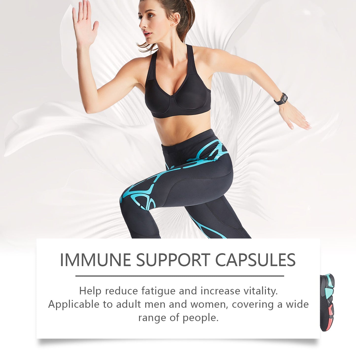 Capsules de soutien immunitaire premium pour le bien-être quotidien