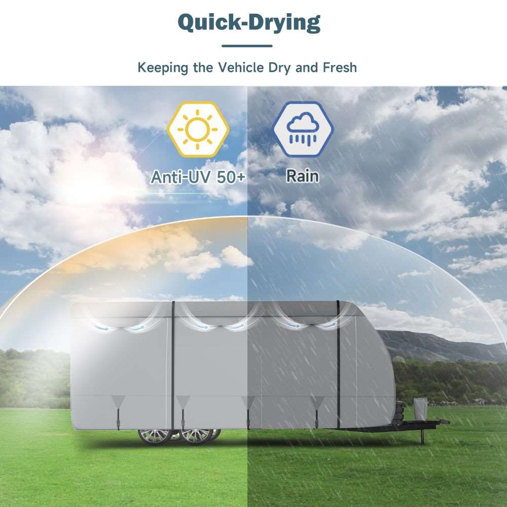 Funda para RV Impermeable de 7 Capas Umbrauto para Trailers de Viaje