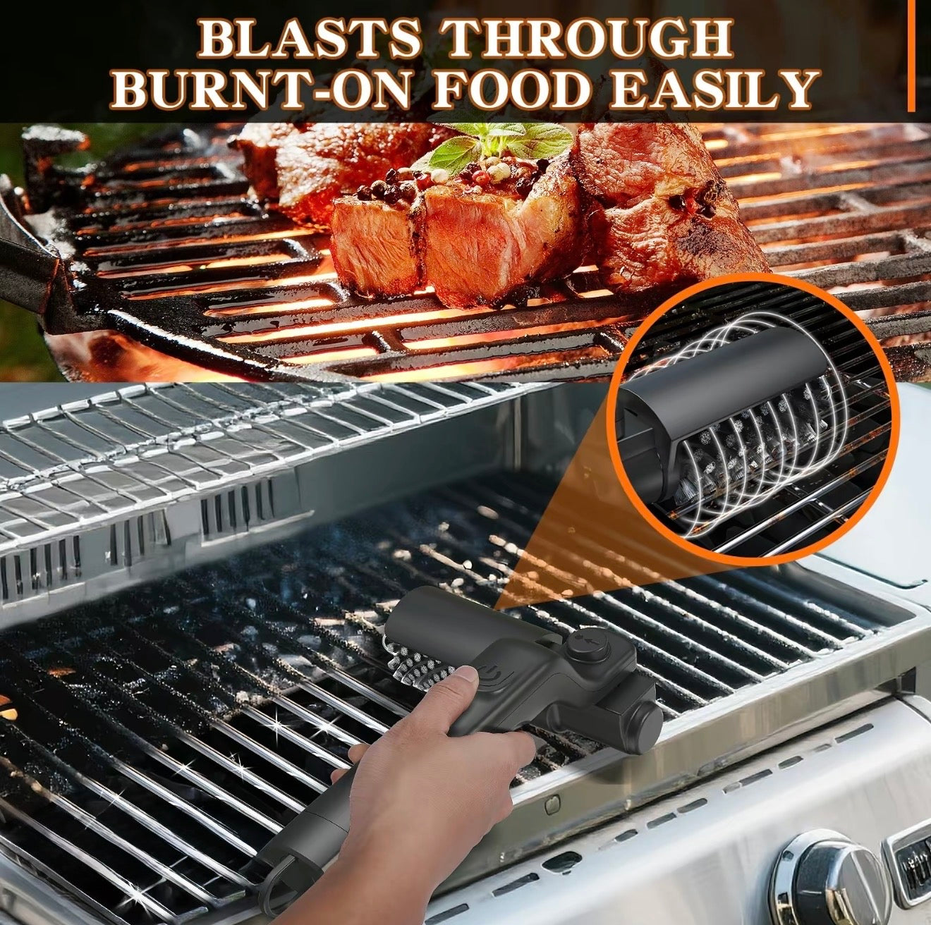 GrillForce Electric Brush - Korvel