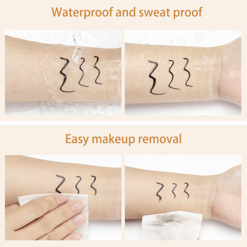 Eyeliner Impermeable Ultra-Fino QIBEST para una Aplicación Sin Esfuerzo