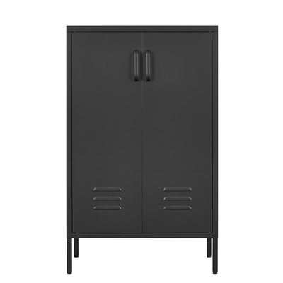 Premium Steel Storage Cabinet with Double Doors and Movable Partitions