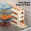 Refrigerator Egg Storage Box Automatic Scrolling Egg Holder Kitchen Large Capacity Dedicated Rolling Egg Storage Box for Kitchen - Korvel