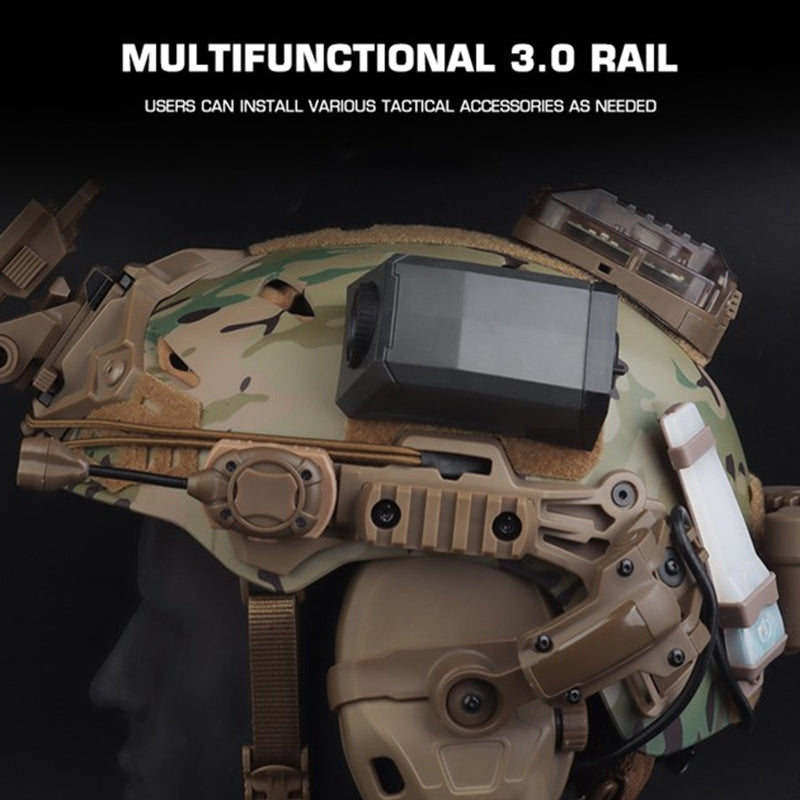 Tactical Helmet Wendy 3.0: Adjustable, for Training, Animation, Games & Outdoor Riding. - Korvel