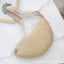Bolso de mano de mimbre tipo dumpling para mujer
