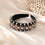 Retro Baroque colored glass drill sponge hair hoop - Korvel