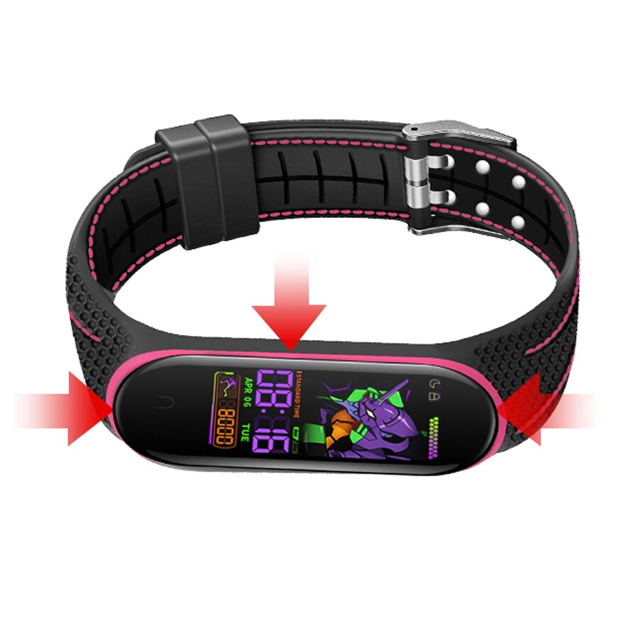 Bracelet Sport à Double Ligne pour Xiaomi Mi Band 3/4/5