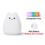 Colorful Cat Silicone Night Light - LED Cartoon Lamp