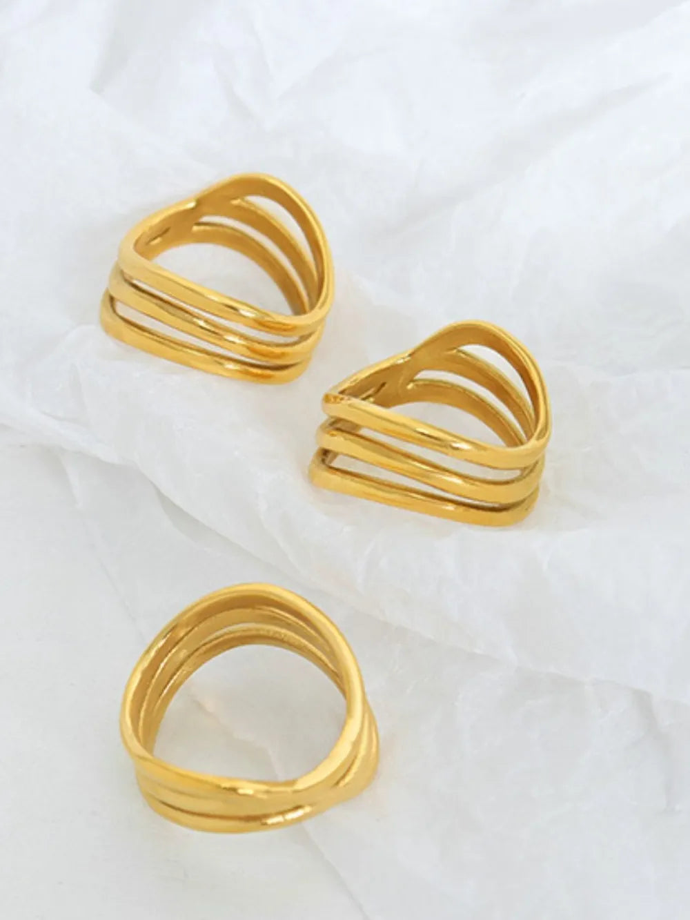 Non fading personalized fashionable light luxury versatile ring accessories for women - Korvel