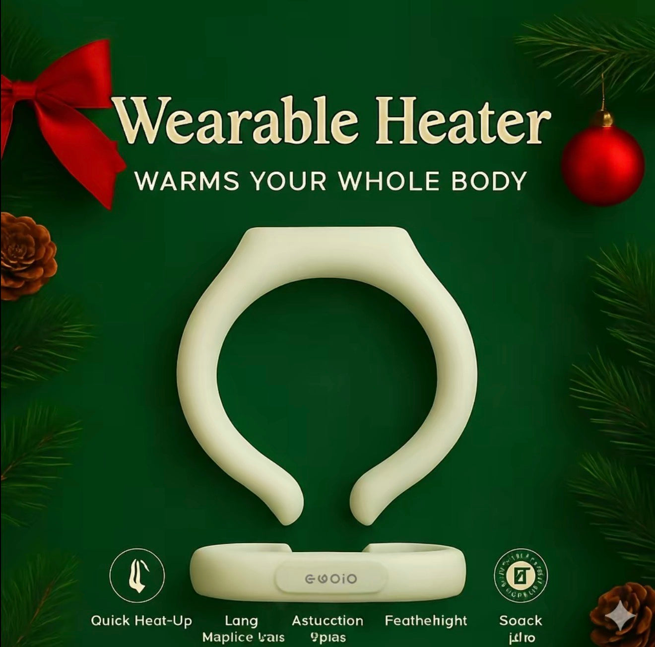 HeatHug Neck Massager - Premium Comfort & Relaxation