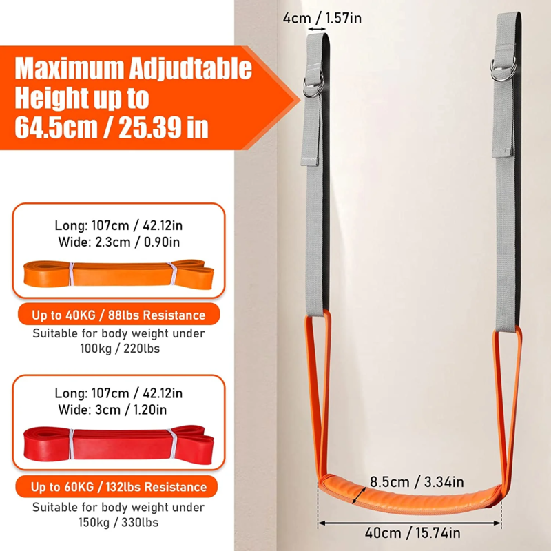 Pull Up Assistance Bands Set Resistance Strap for Pull Up Assist for Men Women Hanging Training Chin-up Workout Body Stretching - Korvel