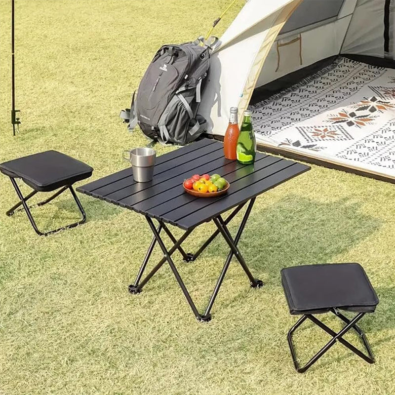 Portable Ultralight Camping Picnic Chair - Doubles as Fishing Stool and Travel Seat with Fishing Tool Holder - Korvel