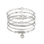Personalized Punk Chain Anklet Set - Stylish Foot Jewelry