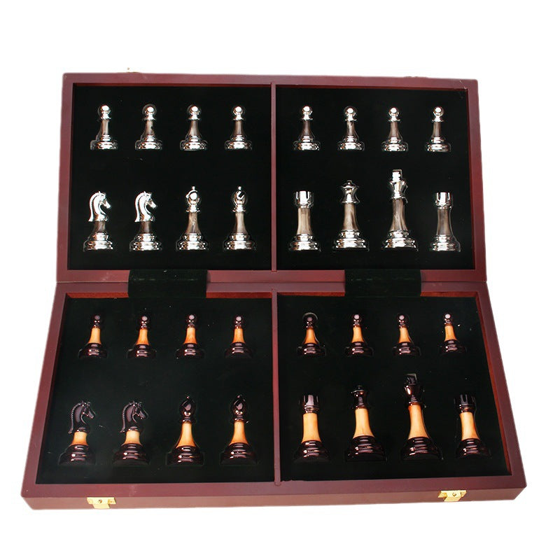 Ensemble d'échecs international premium avec pièces en acrylique
