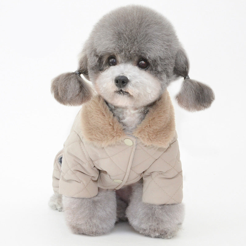 Winter New Pet Cotton Coat Dog Cotton Coat Dog Clothes Pet Clothes Dog Clothes Teddy Clothes - Korvel
