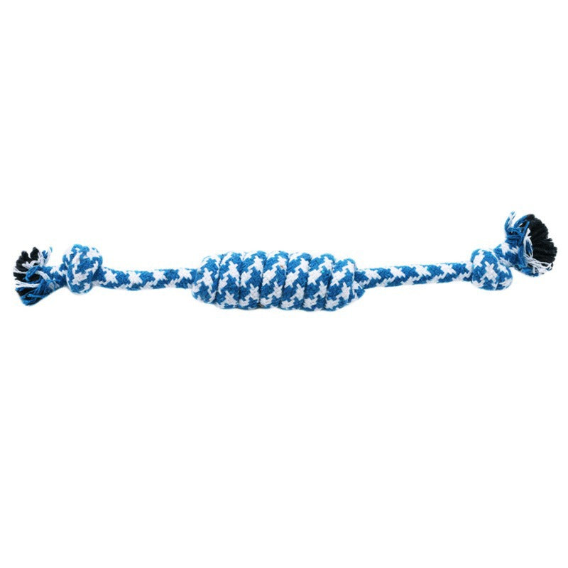 Durable Cotton Rope Dog Chew Toy - Knot Design for All Breeds