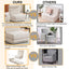Single Sofa Chair Foldable Single Sofa Bed with Pillow,Portable Foldable Sofa Bed,Leisure Sofa Chair,Easy to Store - Korvel
