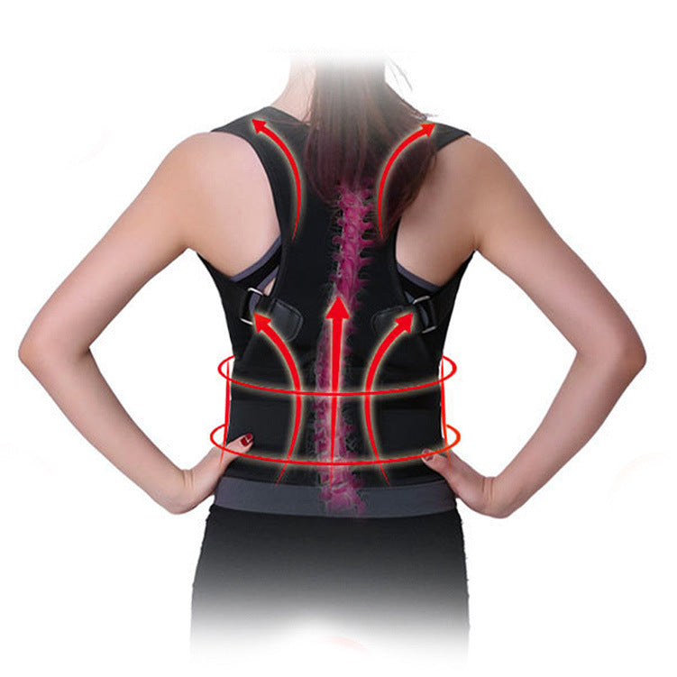 Magnetic Adult Correction Belt Body Shaping Fixed Belt Posture Corrector Korean Hunchback Correction Belt - Korvel