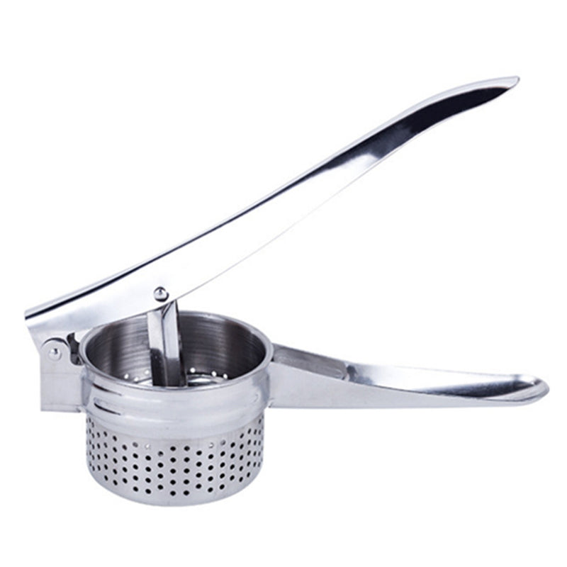 Squeezer Stainless Steel Manual Juicer Household Vegetable Filling Dehydration Large Practical And Creative Potato Mashing - Korvel
