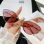 Lunettes de soleil tendance en forme de chat pour femmes - Style vintage de luxe