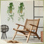 Wooden wall vase dried flower decoration green plant container pine wood wall hanging vase - Korvel