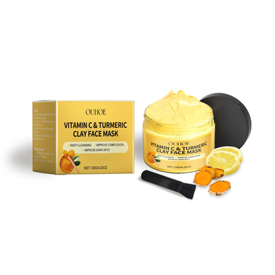 Vitamin C Turmeric Mud Film, Soft And Bright, Nourishing Facial Skin Moisturizing And Hydrating Turmeric Mud Film - Korvel