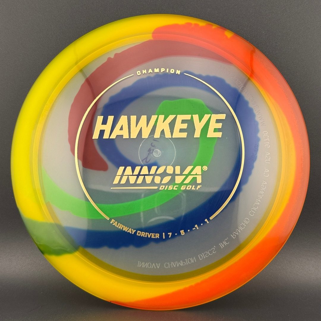 I-Dye Champion Hawkeye Disc Golf Driver