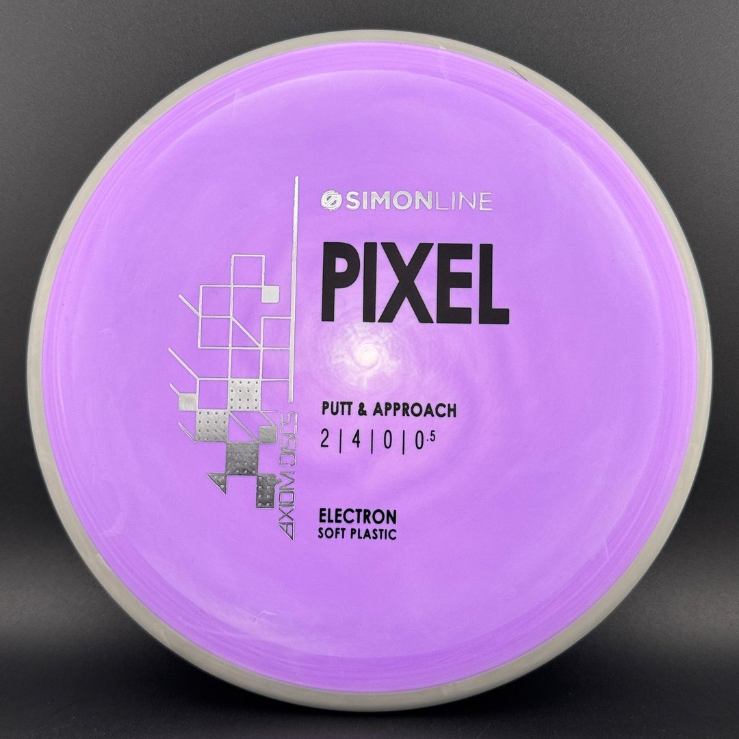 Soft Electron Pixel - Simon Line Disc Golf Putter