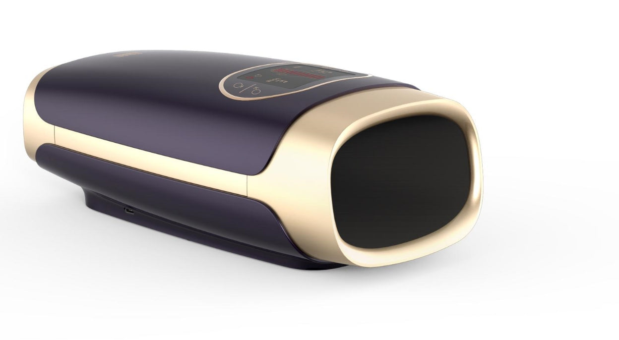 Masajeador de Mano con Bolsa de Aire Calentada y Control Táctil LCD